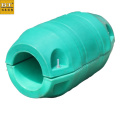 FT7080-36   36cm size hdpe dredging pipe floater foam filled hose buoy